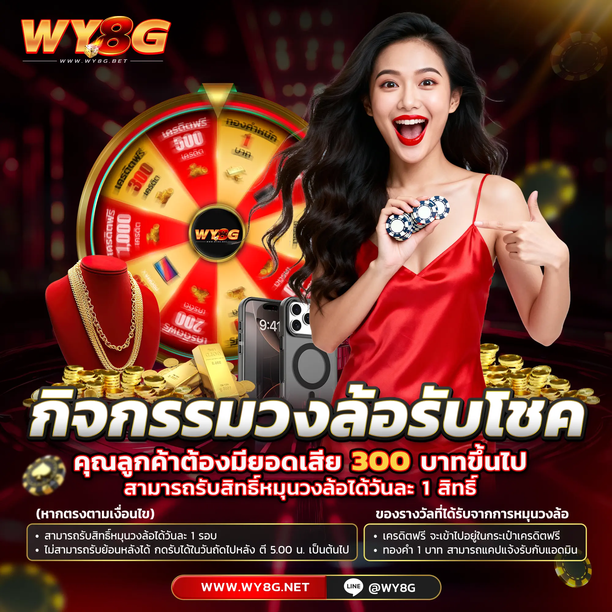 กิจกรรมวงล้อรับโชค
